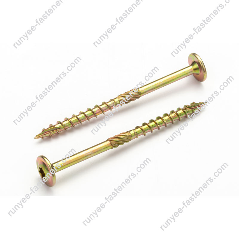 Wafer hoofd houten bouwschroef T17: magische houten structuur connector!